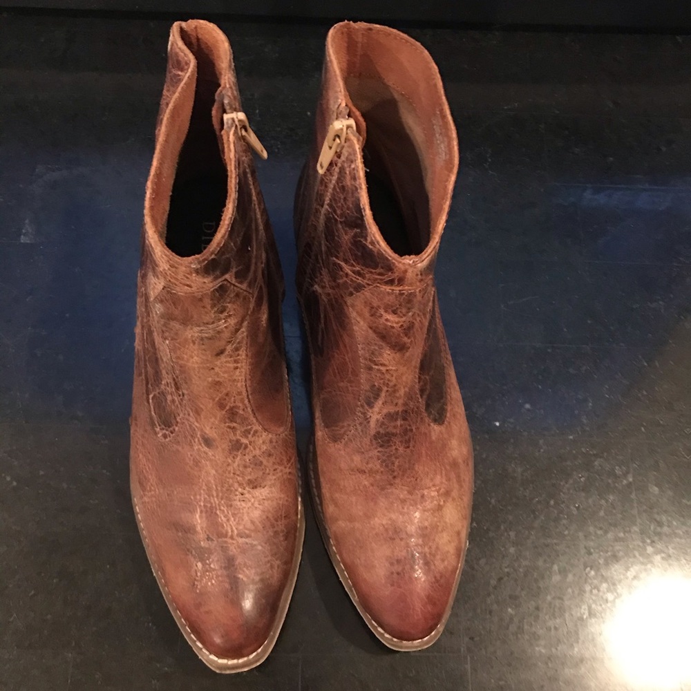 Diba Tru Booties Distressed
